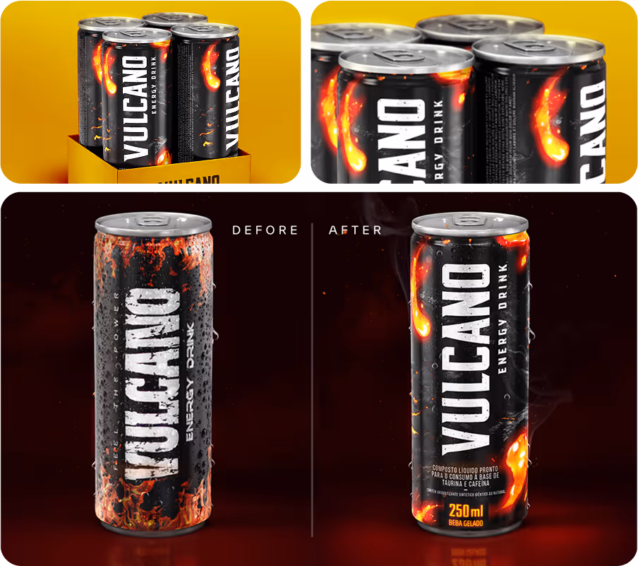 Project cover - Energy Drink Logo  Rafael Marques